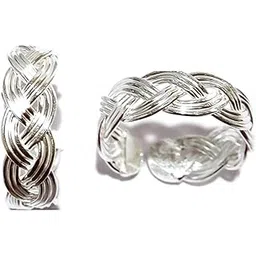 pooja jewellery sterling Silver toe rings for women pure silver 925 |Leg Finger Ring | Pure Chandi |925 Stamp |Traditional |adjustable |chnadi bichiya-picture-24