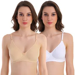 pooja ragenee Pack of 2 Women Full Coverage Non Padded Bra image 1
