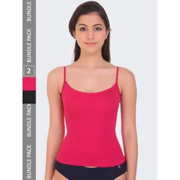 POOJA RAGENEE Pack of 2 Pure Cotton Non Padded Camisole-picture-38