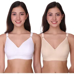 pooja ragenee Pack of 2 Women Full Coverage Non Padded Bra-picture-10