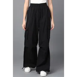 poojagarments Women Comfort Fit Black Lycra Blend Trousers-picture-10