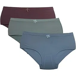 poojaragenee Women's Seamless Regular Lycra Panty Pack of 2-picture-12