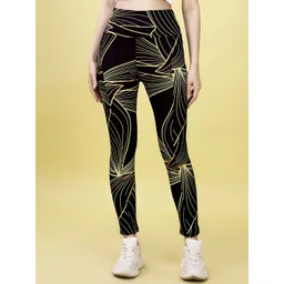 POOJARAN SAREE Women Printed Ankle Length Tights-picture-22