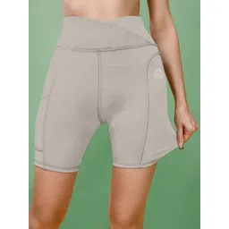 POOJARAN SAREE Women Printed High-Rise Cycling Sports Shorts-picture-35