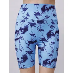 POOJARAN SAREE Women Printed High Rise Tights-picture-24