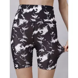 POOJARAN SAREE Women Printed High Rise Tights-picture-22