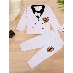 POOJATEX Boys Grey Cotton Blend Clothing Set-picture-16