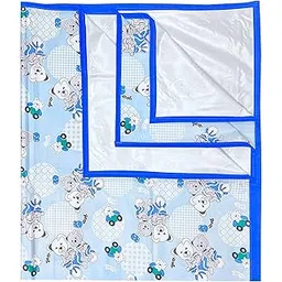 Pookie® Baby Sheet | Sheet for Kids | Rubber Sheet for Babies | Bed Wetting Protector | 90 x 135 cm | Blue Bear-picture-11