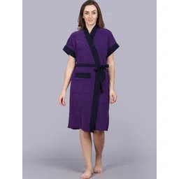 POORAK Women Terry Bath Robe-picture-36
