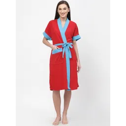 POORAK Women Terry Cotton Bath Robe-picture-29