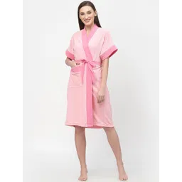 POORAK Women Terry Cotton Bath Robe With Belt-picture-32