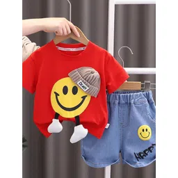 POP STREET KIDS Boys Printed T-shirt With Shorts-picture-16