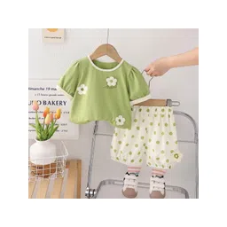 POP STREET KIDS Girls Embellished Top with Shorts-picture-48