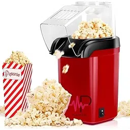 Popcorn Maker Machine | Hot Air Popcorn Popper for Home & Kitchen | Healthy Oil-Free Popcorn Maker-picture-18
