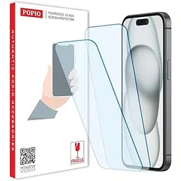 POPIO Borderless Military-Grade Gorilla Tempered Glass for iPhone 16 Pro Max (Transparent) Case Friendly Full Screen Coverage with Installation Kit, Pack of 2-image-28