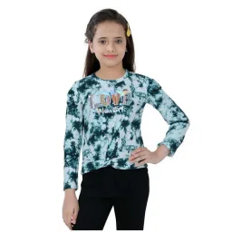 poplins Kids Blue & White Cotton Printed Full Sleeves Top-picture-32