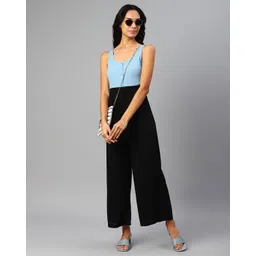 popnetic Ankle-Length Palazzos with Elasticated Waistband image 3