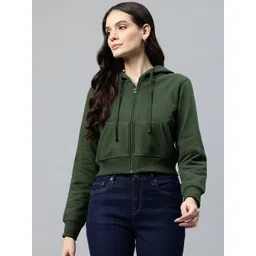 Popnetic Crop Fleece Hooded Sweatshirt-picture-30