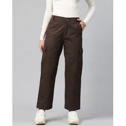 popnetic Women Relaxed Fit Cargo Pants-picture-37