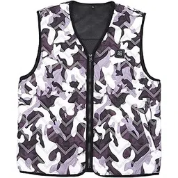 Heated Vest Re able ligent Thermostat Vest V Collar Neck Waterproof Washable Auto Regulate Heated Winter Vest Unisex POPQ-picture-14