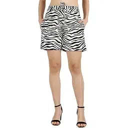 popwings Casual Beige Floral Printed Shorts-picture-34