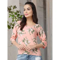 Popwings Floral Printed Regular Top image 5