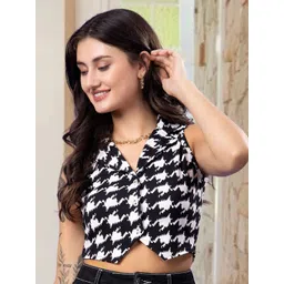 Popwings Women Printed Crop Top-picture-15