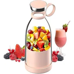 Portable Bottle Juicer: Compact Mini Blender & USB Rechargeable Juicer for Travel-Friendly On-the-Go Smoothies, Personal Fruit Extractor, and Lightweight Handheld Electric Juice Maker-picture-17