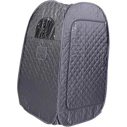 Portable Folding Sauna Tent Multifunctional with Double Pockets Saving Space Grey-picture-13