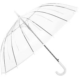 portible Transparent Umbrella | Durable Wind-Resistant Umbrella | maximum rain coverage umbrella | With A Ling Handle (Pack Of 1).-picture-43