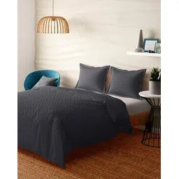 portico 152 TC Double Size Bedcover with 2 Pillow Covers-picture-1