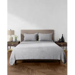 portico Super King Size Bedcover with 2 Pillow Covers-picture-22