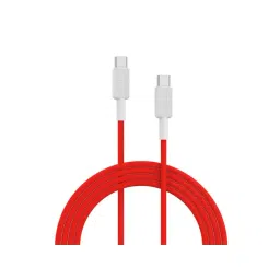 Portronics Konnect Link C Square 100W Type C to Type C Fast Charging PD Cable with 1M Length (Red)-picture-19