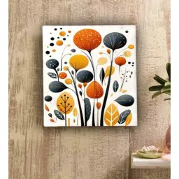 posh n plush Floral Bloom Marble Wall Art-picture-27