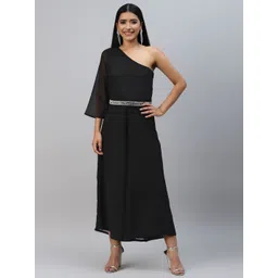 Poshak Hub One Shoulder Basic Jumpsuit-picture-15