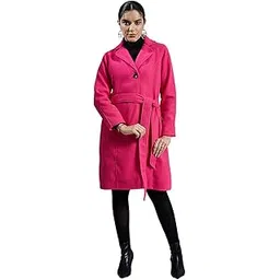 poshbery Fuchsia Wollen Coat-picture-47