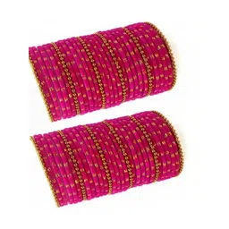 poshing Set Of 60 Glass Artificial Stones Bangle-image-0