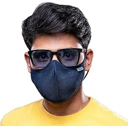 Posi+ve Fabric Reusable N99 Face Mask for Unisex (Blue, Pack of 5, No Filter)-picture-23