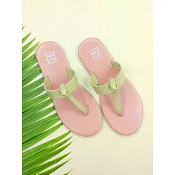 POSTCARD Women Colourblocked T-Strap Flats-picture-23