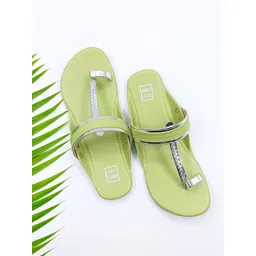 POSTCARD Women Printed One Toe Flats-picture-38