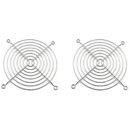 Power Fan Grill Finger Guard Silver Finish for Cooling Fan120mm (4"),150mm (6"), 200 mm (8') (PACK 0F 2, 120 mm (4"))-picture-13
