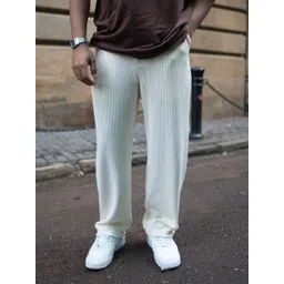 Powerlook Men Cream Regular Fit Knitted Pant-picture-37