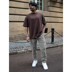 Powerlook Men Grey Regular Fit Mid-Rise Cotton Cargo Pants-picture-37