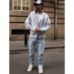 Powerlook Men Ice Blue Regular Fit Denim Jeans-picture-12