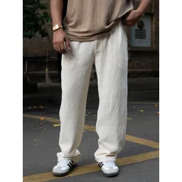 Powerlook Men Mid-Rise Flat-Front Trousers image 2