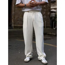 Powerlook Men Relaxed Fit Mid-Rise Knitted Gurkha Pant-picture-31