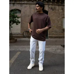 Powerlook Men White Regular Fit Denim-picture-37