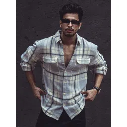 Powerlook Tartan Checked Opaque India Slim Casual Shirt-picture-26