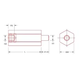 POWERMAT Plastic Spacer 90 mm White, 4S90-09 image 2