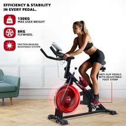 powermax fitness BS-130 Home Use Group Bike/Spin Bike Spinner Exercise Bike image 5